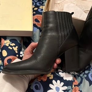 Marc Fisher LTD black heeled boots